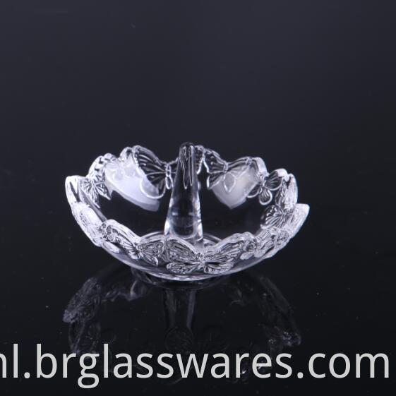 crystal glass ring holders